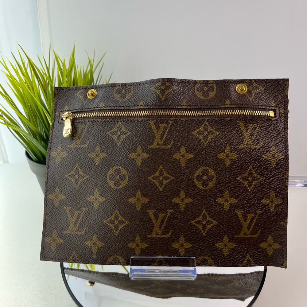 Louis Vuitton Brown Monogram Pouch